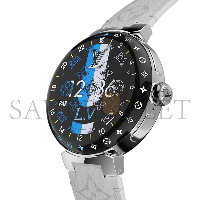 LOUIS VUITTON TAMBOUR HORIZON LIGHT UP CONNECTED WATCH QAD00B LOUIS VUITTON TAMBOUR HORIZON LIGHT UP CONNECTED WATCH QAD00B